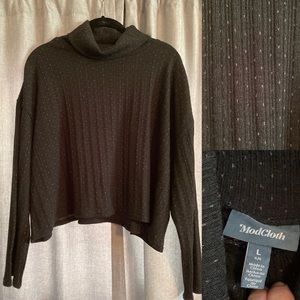 Cropped Turtleneck